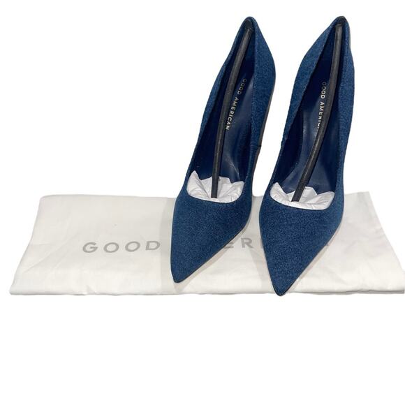Good American Blue Stiletto Heels - Picture 8 of 13